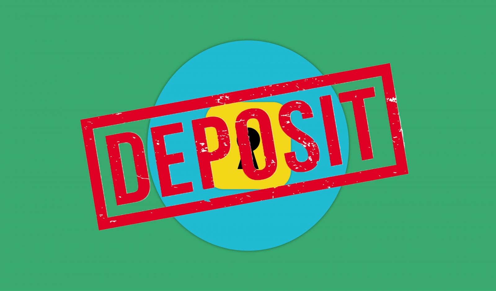 deposit sign for a commercial mortgage